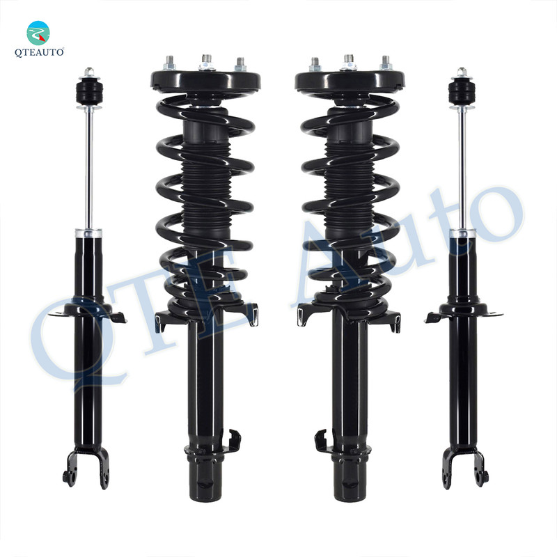 Set 4 Front Quick Complete Strut-Coil Spring-Rear Strut For 2008-2012 Honda Accord L4 LX, LX-P, SE