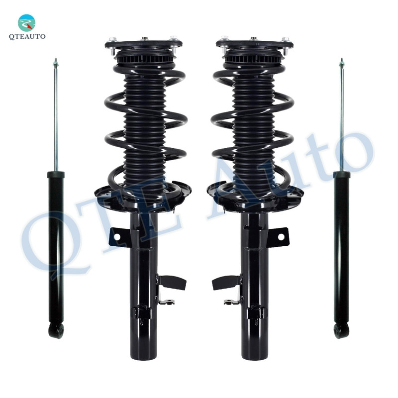 Set of 4 Front Quick Complete Strut-Rear Shock For 2014-2019 Ford Escape L4 2.0L Monotube Performance Upgrade