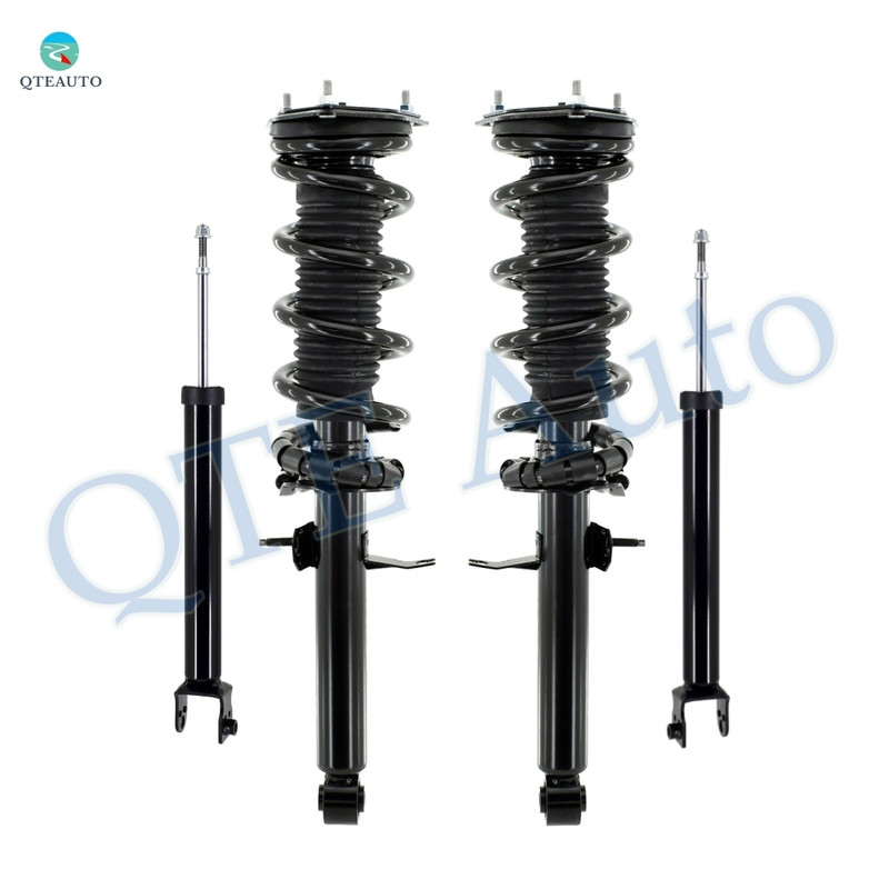 Set Front Quick Complete Strut-Coil Spring-Rear Shock For 2008-2013 Infiniti G37 Coupe RWD
