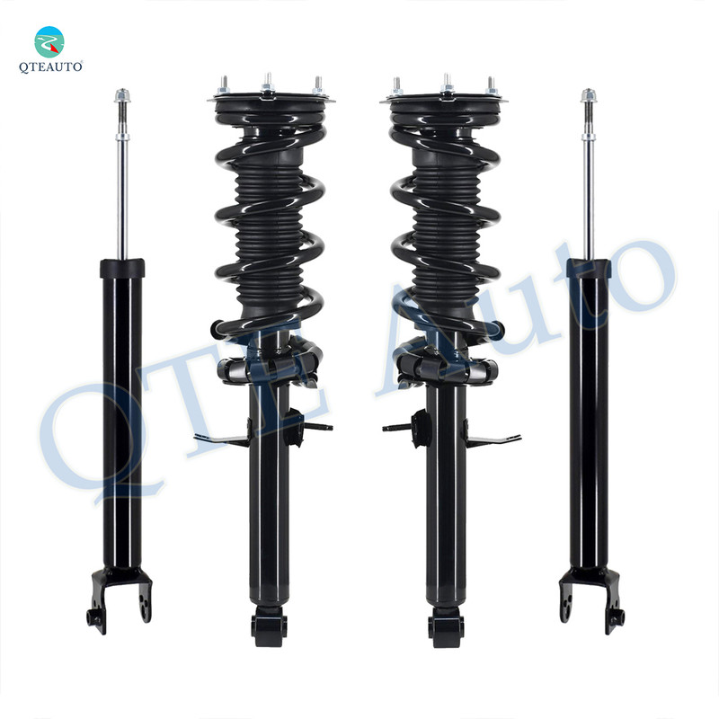 Set Front Quick Complete Strut-Coil Spring-Rear Shock For 2008-2013 Infiniti G37 Coupe RWD