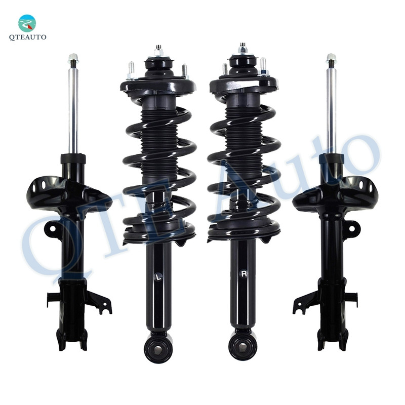 Set of 4 Front Strut-Rear Quick Complete Strut-Coil Spring For 2015 2016 Honda CR-V FWD