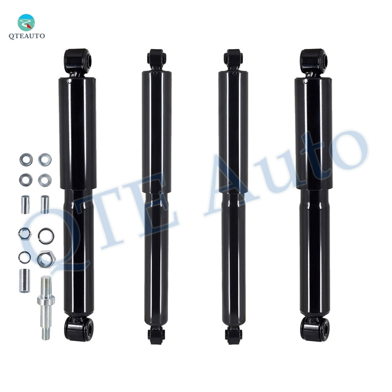 Set of 4 Front-Rear Shock Absorber For 1967-1972 Chevrolet C35/C3500 Pickup RWD