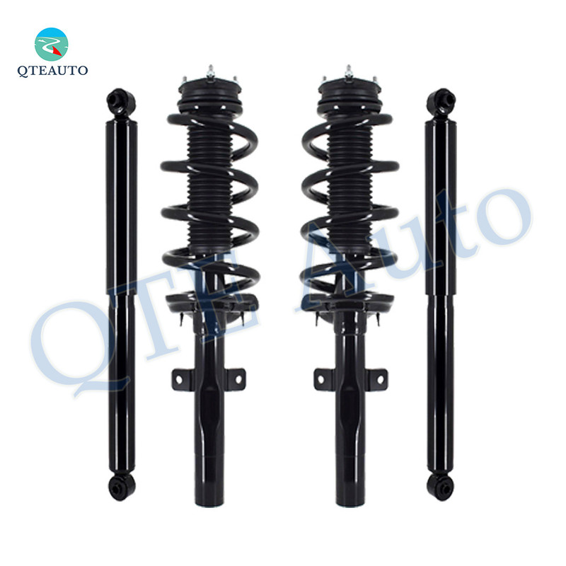 Set of 4 Front Quick Complete Strut-Coil Spring-Rear Shock For 2015-2017 Ford Transit-150