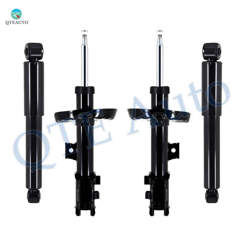 Set 4 Front Suspension Strut-Rear Shock Absorber For 2012-2017 Hyundai Veloster Monotube Performance Upgrade