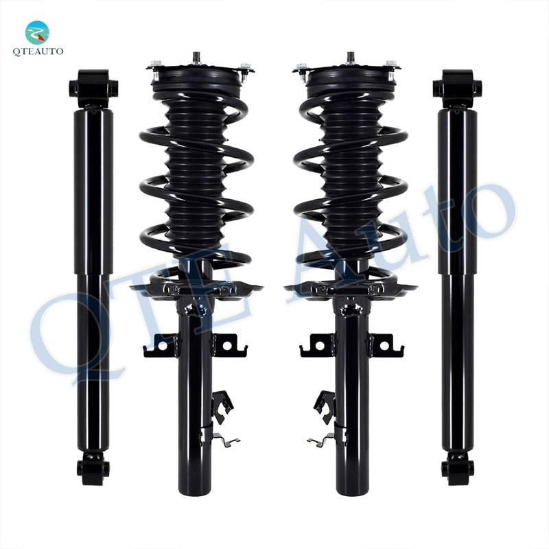 Set of 4 Front Quick Complete Strut-Coil Spring-Rear Shock For 2015-2020 Nissan Rogue FWD