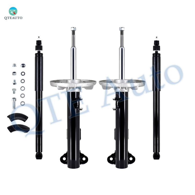 Set 4 Front Suspension Strut-Rear Shock For 2007-2009 Mercedes-Benz CLK550 Coupe Monotube performance Upgrade