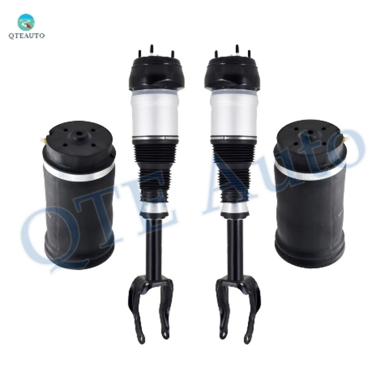 Set of 4 Front Air Suspension Spring Strut-Rear Air Suspension Spring For 2013-2016 Mercedes-Benz GL350 w/o ADS