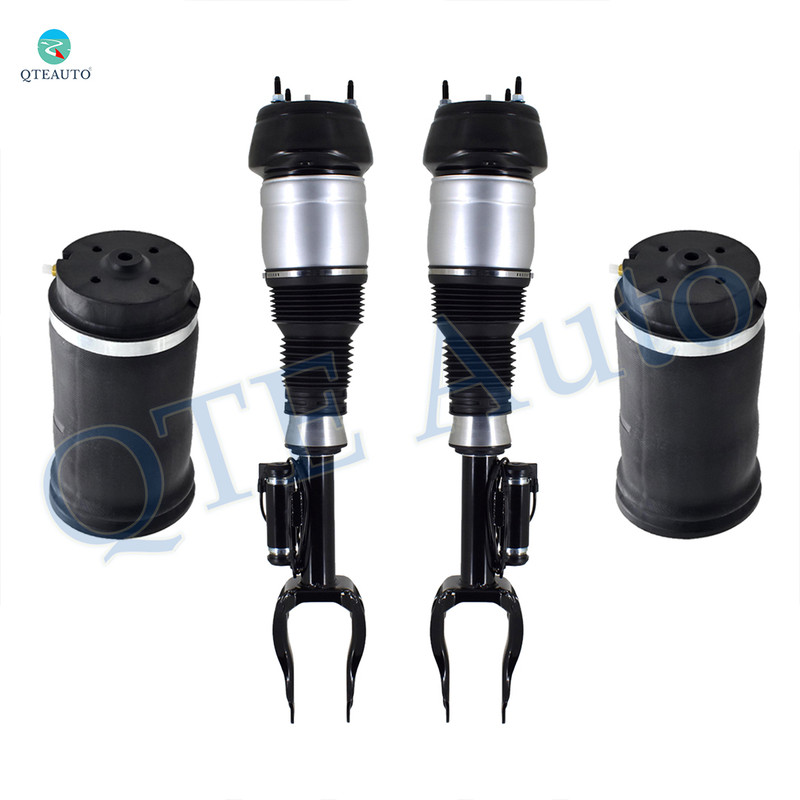 Set of 4 Front Air Suspension Spring Strut-Rear Air Suspension Spring Bag For 2013-2016 Mercedes-Benz GL450