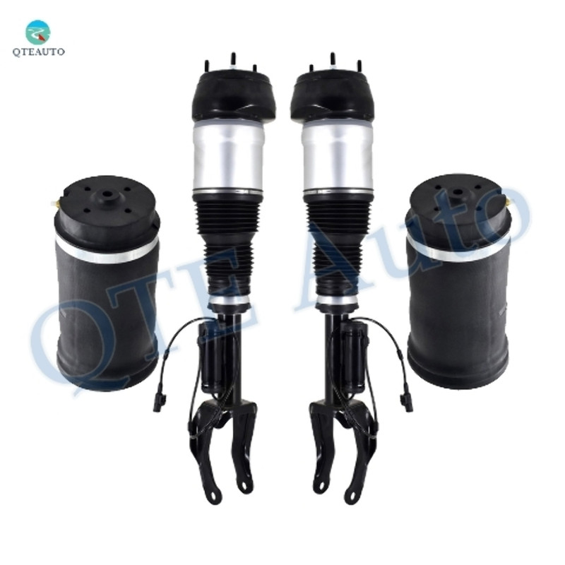 Set of 4 Front Air Suspension Spring Strut-Rear Air Suspension Spring Bag For 2013-2016 Mercedes-Benz GL63 AMG