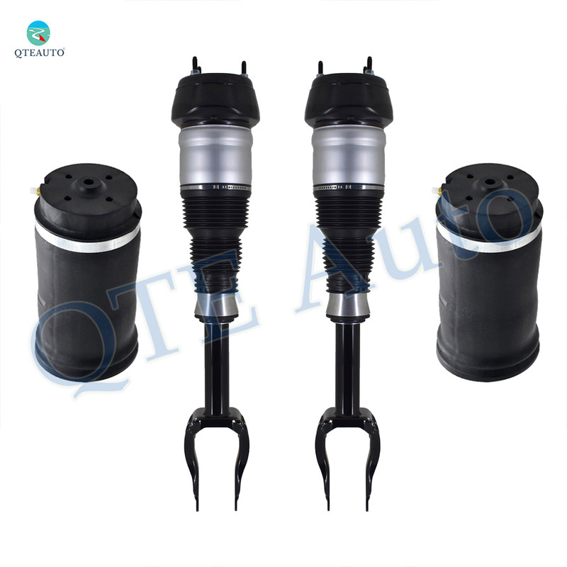 Set of 4 Front Air Suspension Spring Strut-Rear Air Suspension Spring For 2017-2019 Mercedes-Benz GLS550 w/o ADS