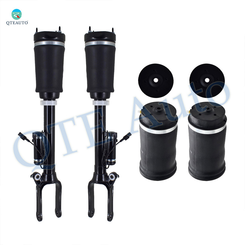Set 4 Front Air Airmatic Suspension Strut-Rear Spring Bag For 2006 2007 Mercedes-Benz ML500