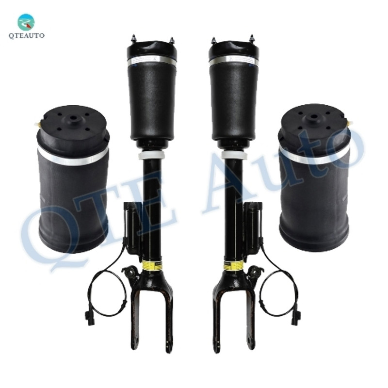 Set 4 Front Air Airmatic Suspension Strut-Rear Spring Bag For 2008-2011 Mercedes-Benz ML550