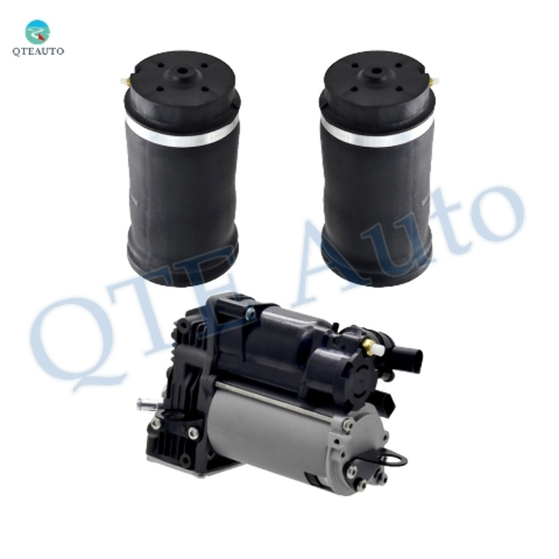 Set of 3 Air Compressor-Rear Air Suspension Spring Bag For 2015 Mercedes-Benz ML250