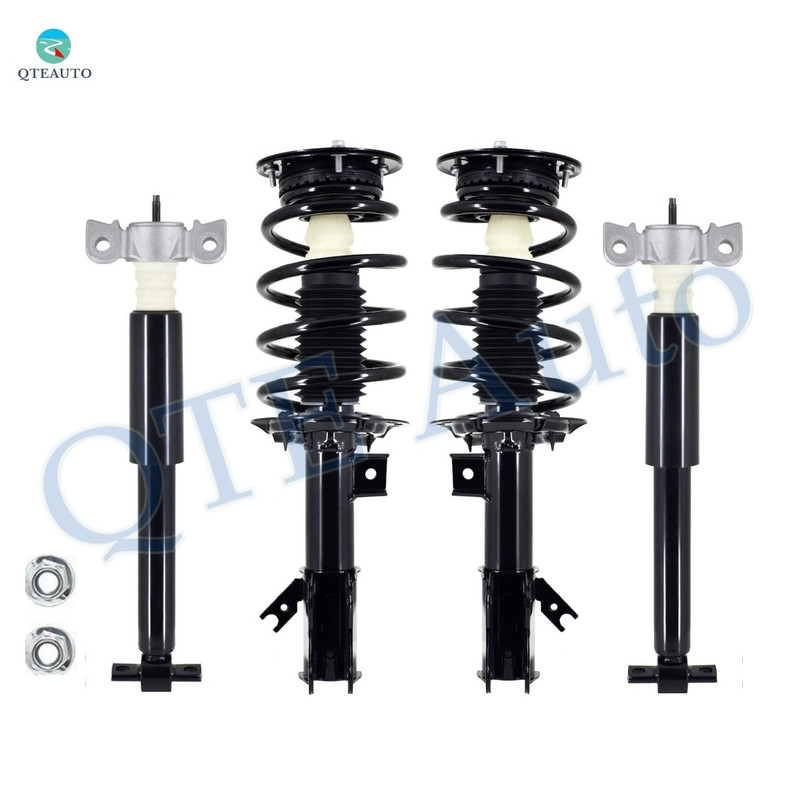 Set Front Quick Complete Strut-Coil Spring-Rear Complete Shock Kit For 2013-2020 Ford Fusion