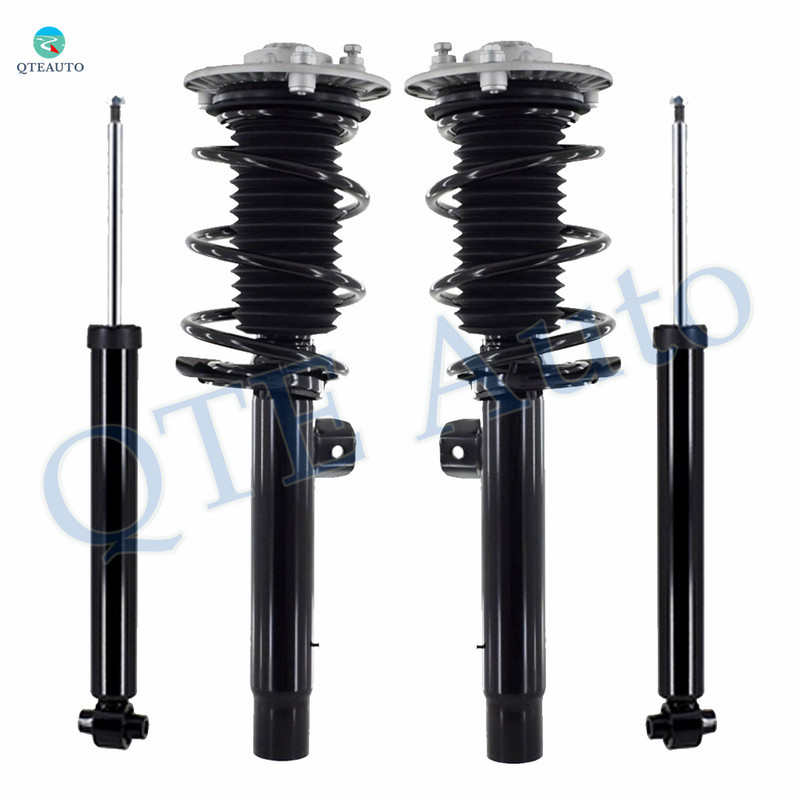 Set 4 Front Quick Complete Strut-Coil Spring-Rear Shock For 2012-2015 BMW 328I