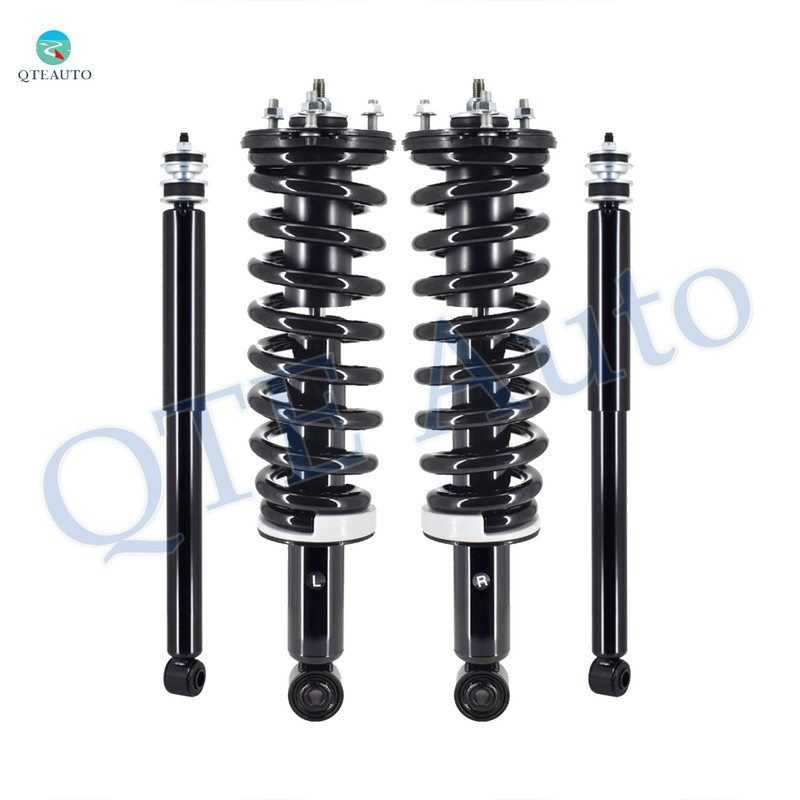 Set Front Quick Complete Strut-Coil Spring-Rear Complete Shock For 2003-2007 Toyota Sequoia