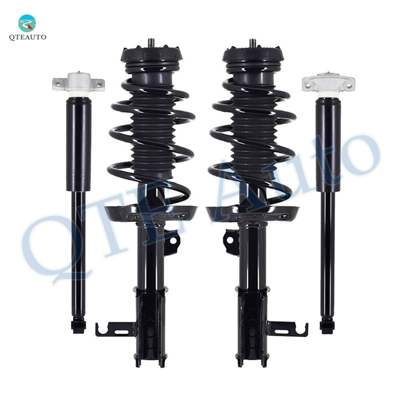 Set Front Quick Complete Strut-Coil Spring-Rear Shock Absorber Kit For 2012-2015 Chevrolet Cruze