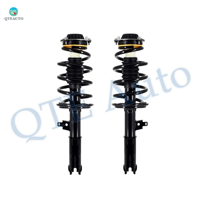 Pair of 2 Front Left-Right Quick Complete Strut-Coil Spring For 2018-2021 Chevrolet Traverse