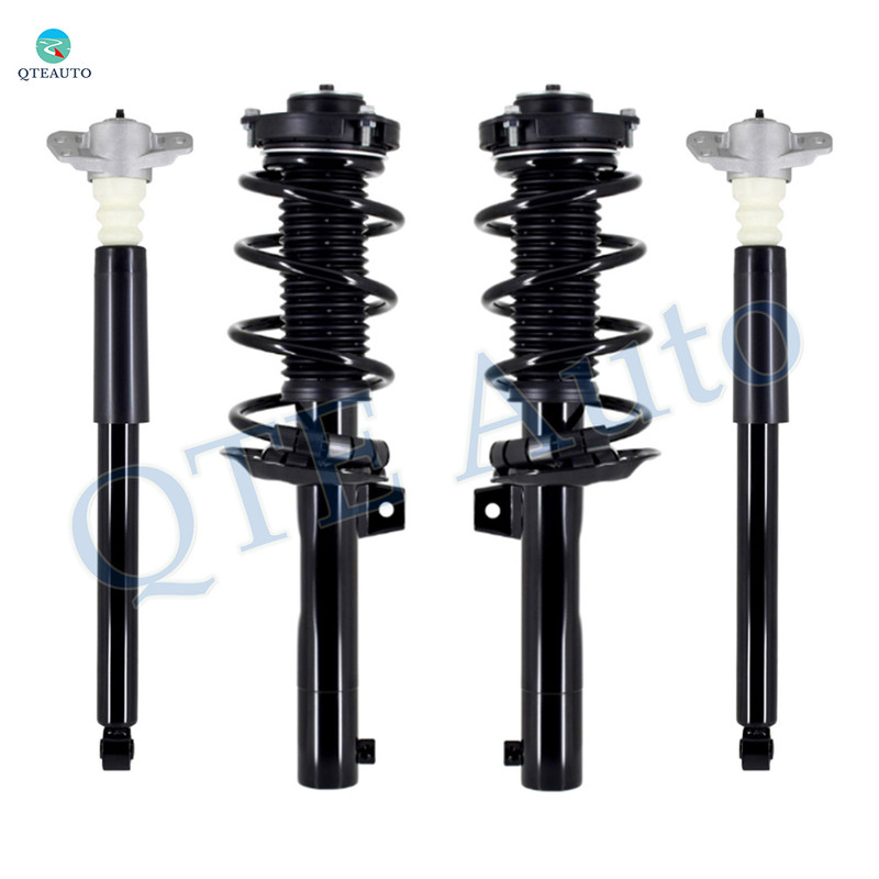 Set Front Quick Complete Strut-Coil Spring-Rear Complete Shock For 2015-2018 Audi Q3 Quattro