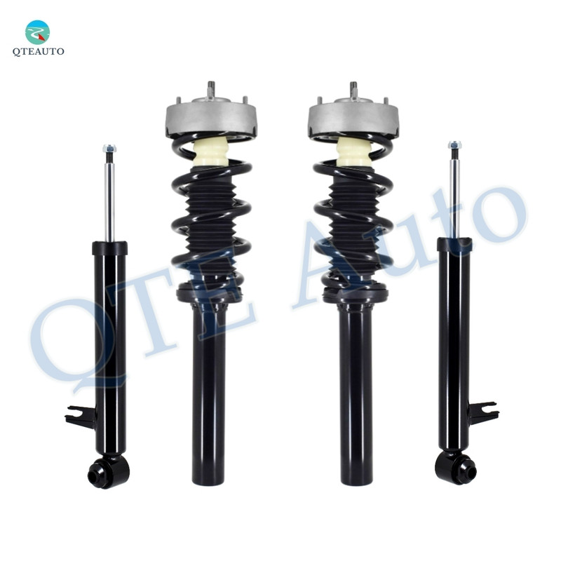 Set 4 Front Quick Complete Strut-Coil Spring-Rear Shock For 2014-2018 BMW X5 xDrive35i