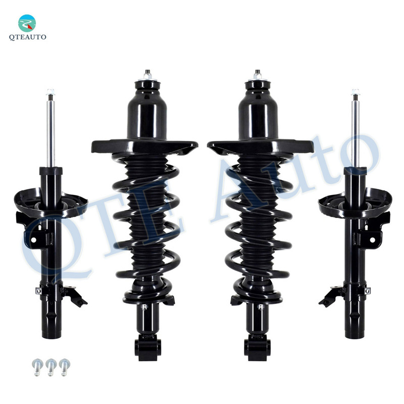 Set 4 Front Strut-Rear Quick Complete Strut-Coil Spring For 2015-2020 Acura MDX