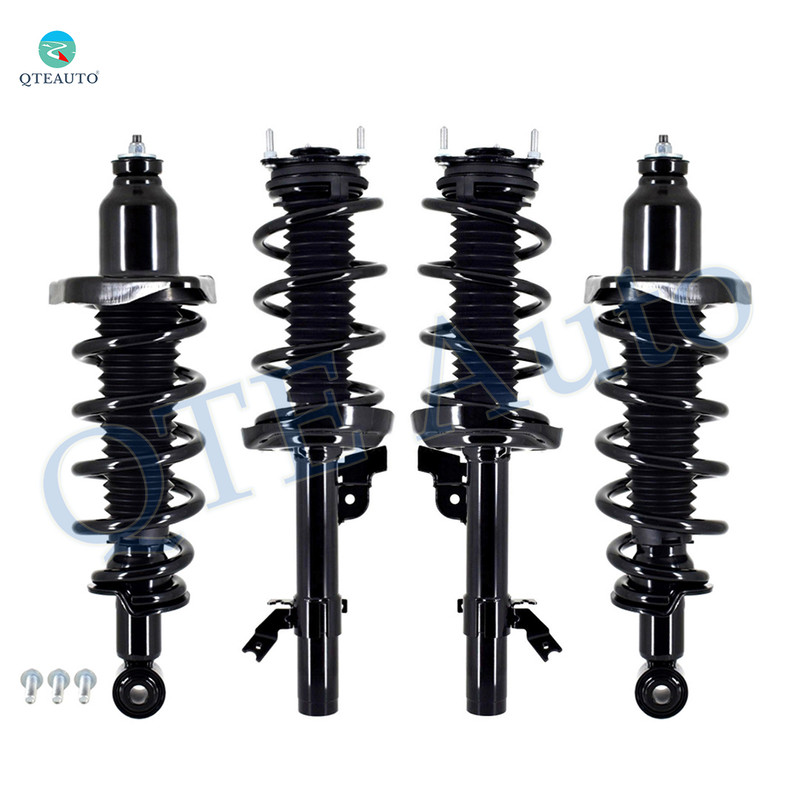 Set 4 Front-Rear Quick Complete Strut-Coil Spring For 2016-2022 Honda Pilot FWD