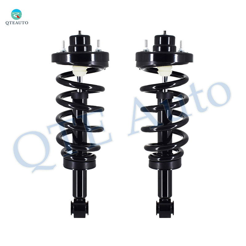 Pair of 2 P Rear Quick Complete Strut Coil Spring For 2007-2017 Lincoln Navigator