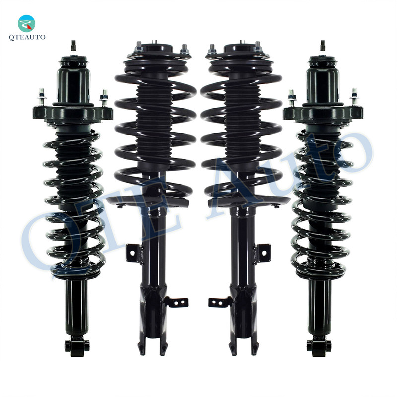 Set 4 Front - Rear Quick Complete strut-Coil Spring For 2012 - 2017 Jeep Compass