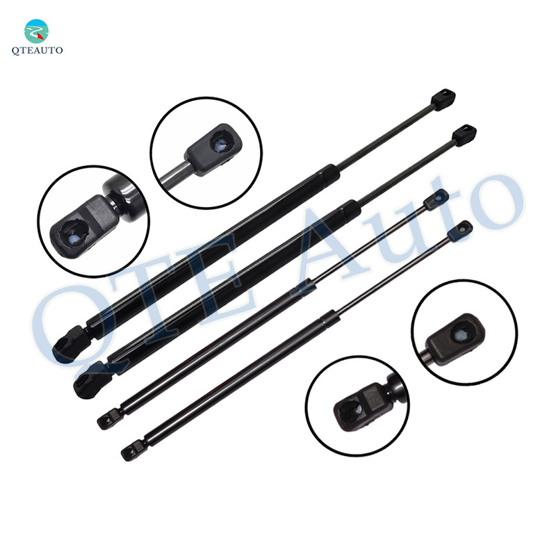 Set of 4 Front Hood-Rear Liftgate Lift Support For 2009 KIA Borrego