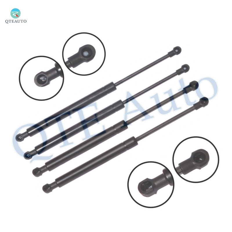 Set of 4 Front Hood-Rear Trunk Lid Lift Support For 2000 BMW 323CI 2 Door