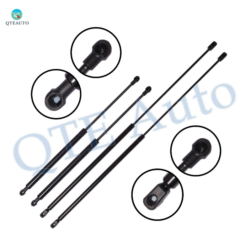 Set of 4 Front Hood-Rear Liftgate Lift Support For 2005-2009 Volvo V50