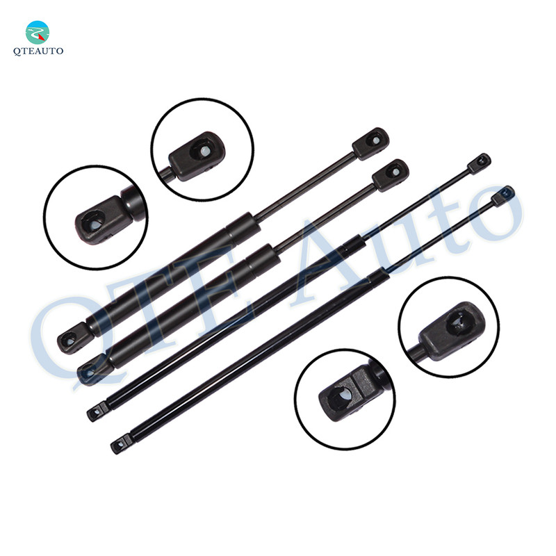 Set 4 Rear Liftgate-Trunk Lid Lift Support For 2007 Ford Taurus V6 3.0L 2986cc