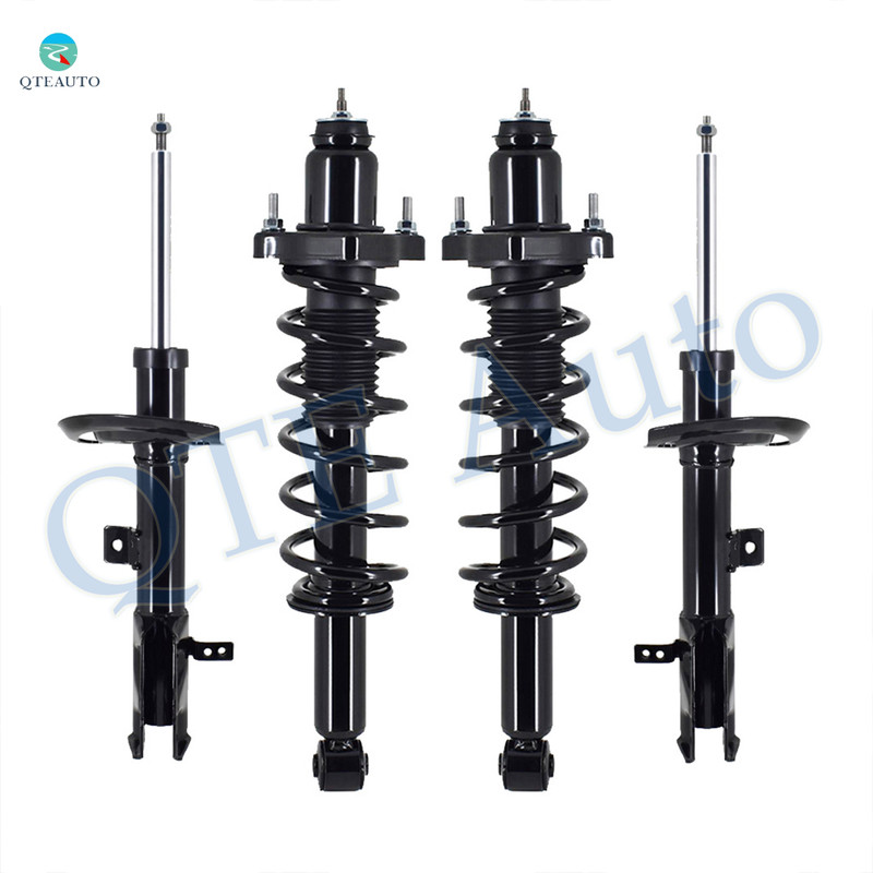 Front Bare Strut-Rear Quick Complete Strut For 2007-2010 Jeep Patriot 4WD