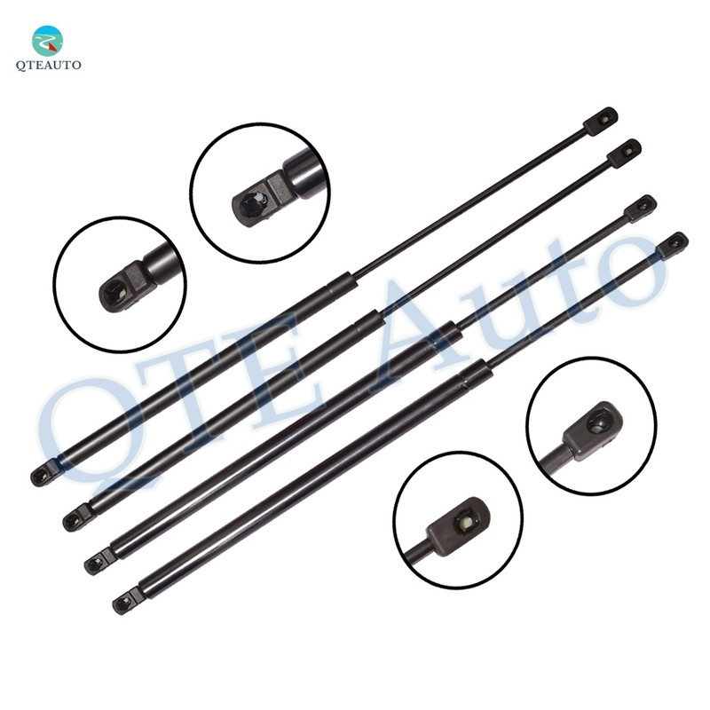 Set of 4 Front Hood-Rear Liftgate Lift Support For 2007-2013 Acura MDX