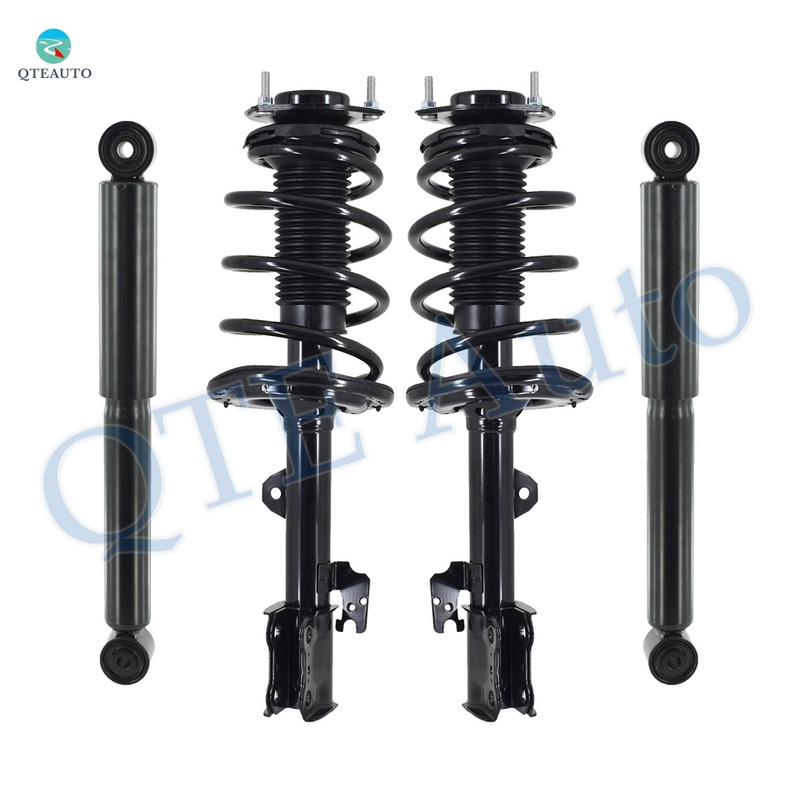Set of 4 Front Quick Complete Strut-Coil Spring Assembly-Rear Shock Absorber For 2010-2015 Lexus RX350