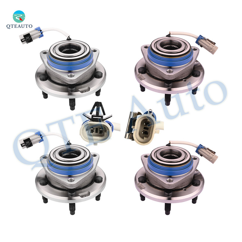 Set of 4 Front-Rear Wheel Hub Bearing Assembly For 2001-2004 Pontiac Montana AWD