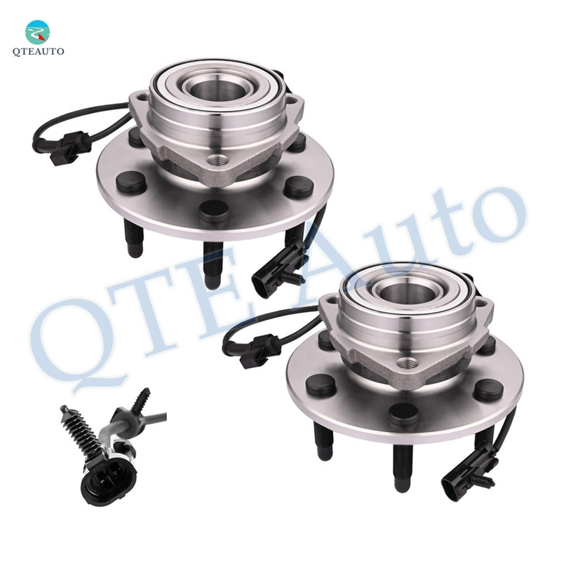 Pair 2 Front Wheel Hub Bearing Assembly For 2003-2005 Chevrolet Express 2500 AWD