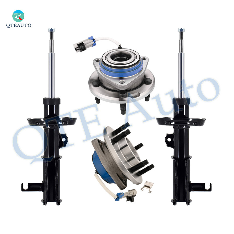 Set of 4 Front Wheel Hub Bearing Assembly-Suspension Strut For 2010 Buick Allure