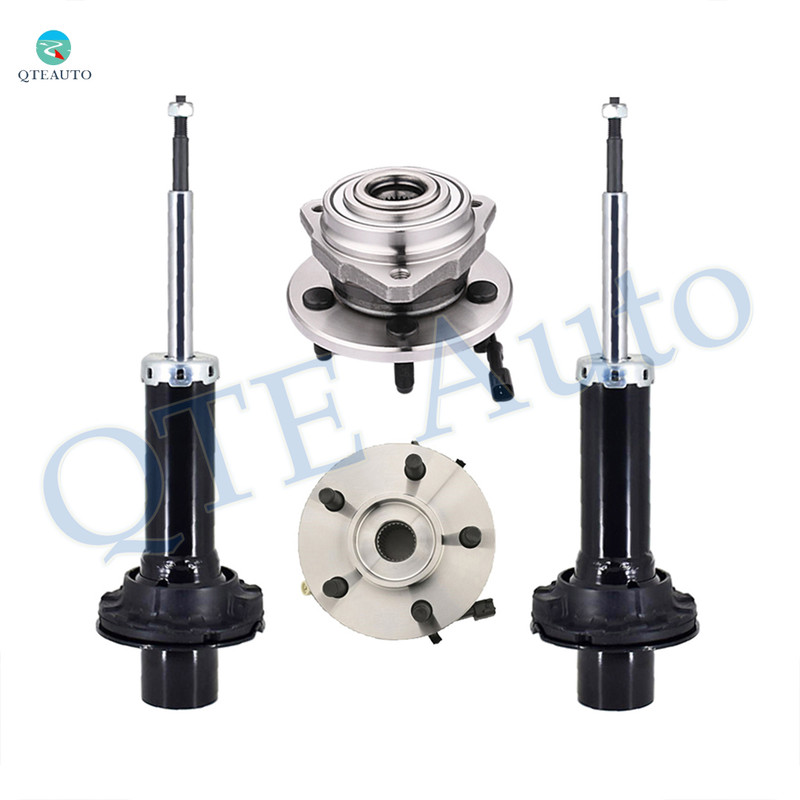 Set of 4 Front Suspension Strut-Wheel Hub Bearing For 2002-2007 Jeep Liberty