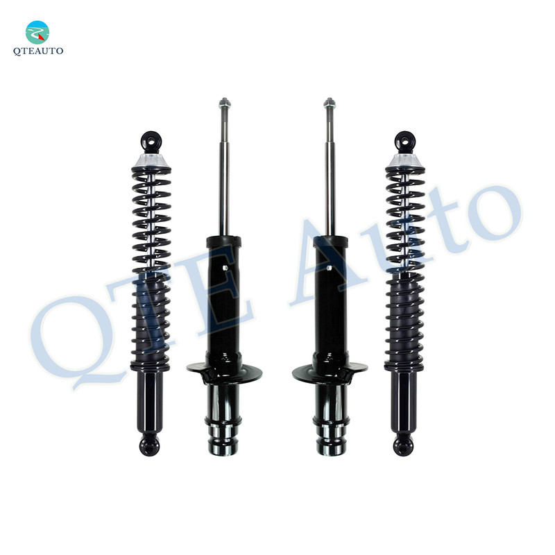 Set of 4 Front Suspension Strut Assembly-Rear Complete Shock Absorber Kit For 2002-2009 GMC Envoy Rear Coil Springs Load adjusting