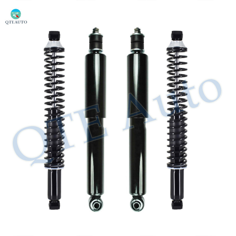 Set of 4 Front Shock Absorber-Rear Complete Shock Absorber Kit For 1997-2004 Dodge Dakota 4WD Monotube Performance Upgrade