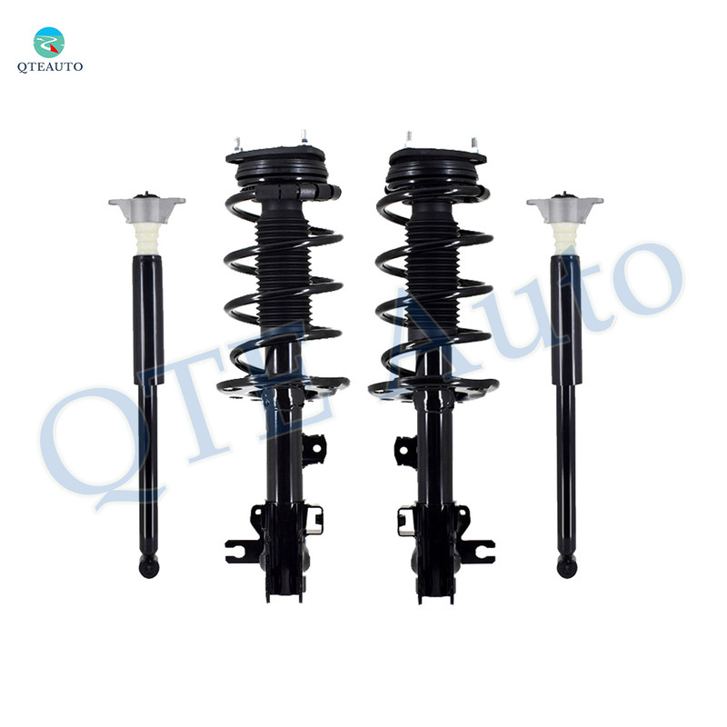 Set of 4 Front Quick Complete Strut-Coil Spring Assembly-Rear