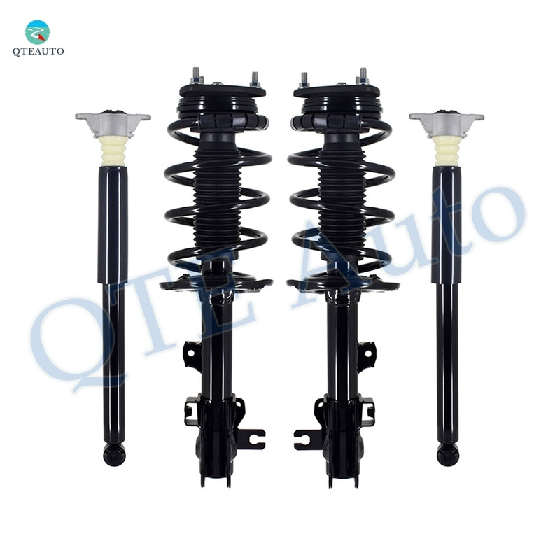 Set of 4 Front Quick Complete Strut-Coil Spring Assembly-Rear Complete Shock Absorber Kit For 2016-2018 Mazda CX-9