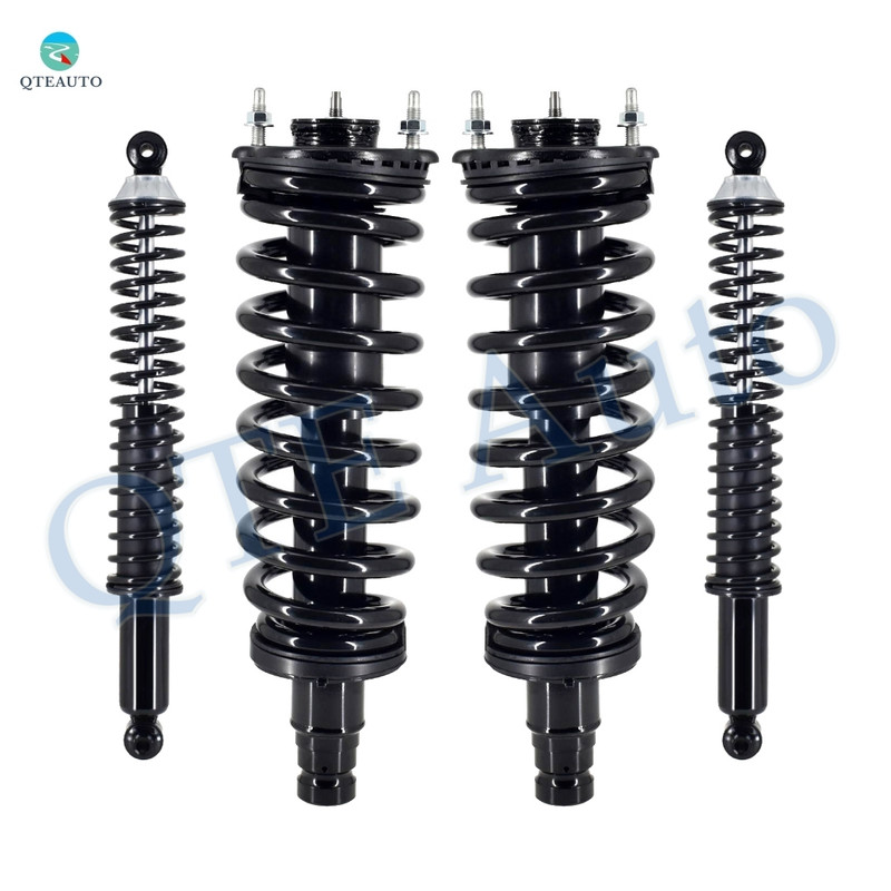 Set of 4 Front Quick Complete Strut-Coil Spring Assembly-Rear Complete Shock Absorber Kit For 2002-2009 GMC Envoy Rear Coil Springs Load adjusting