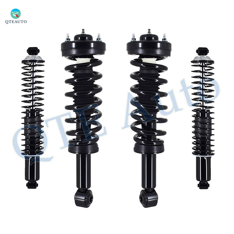 Set Front Quick Complete Strut-Rear Complete Shock For 2009-2013 Ford F-150 RWD