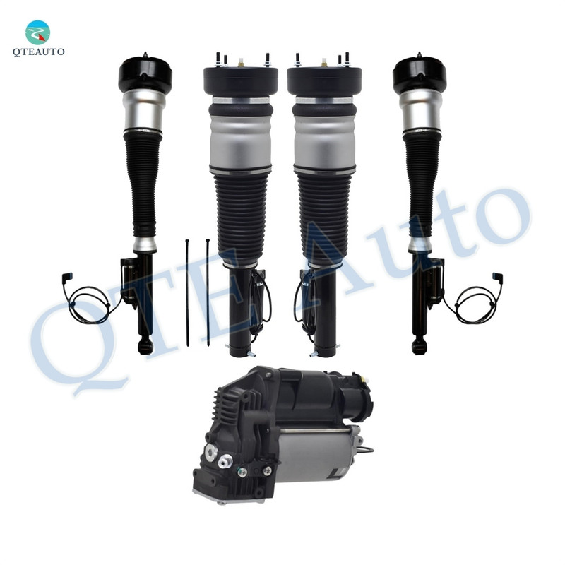 Full Set Front-Rear Air Airmatic Suspension Spring Strut-Air Suspension Compressor Pump For 2012 2013 Mercedes-Benz S350