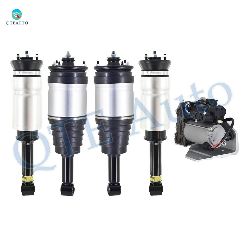 Full Set Front-Rear Air Suspension Spring Strut-Air Suspension Compressor Pump For 2006-2013 Land Rover Range Rover Sport
