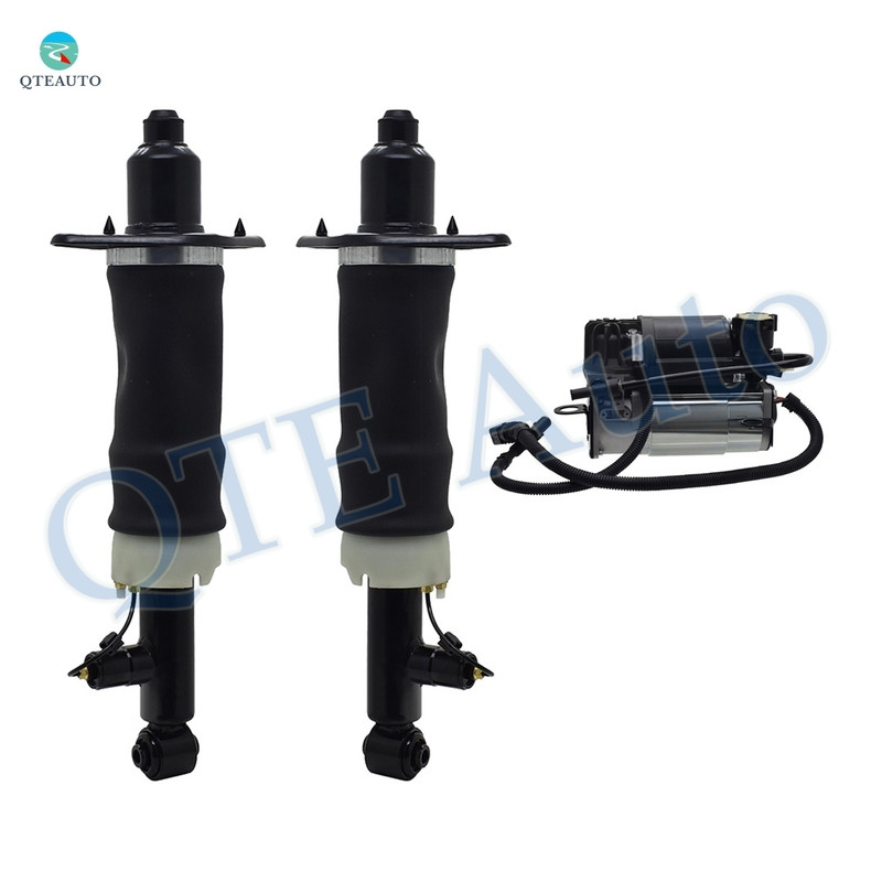 Set of 3 Front Air Suspension Compressor Pump-Rear Air Suspension Spring Strut For 2001-2005 Audi Allroad Quattro