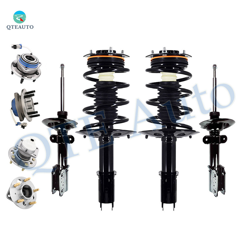 Set of 8 Quick Complete Strut-Coil Spring-Strut-Wheel Hub Bearing Assembly For 1997-2002 Pontiac Grand Prix