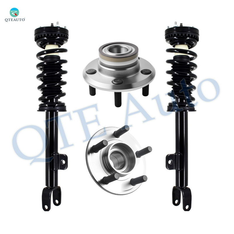Set Front Quick Complete Strut-Coil Spring-Wheel Hub Bearing Assembly For 2011 Dodge Charger